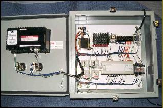 Control box with PanelView and MicroLogix
